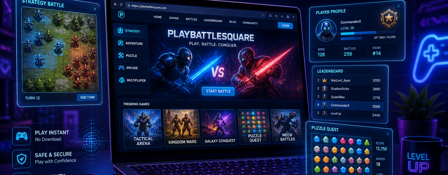 playing games on blog playbattlesquare